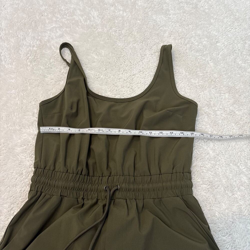 Abercrombie & Fitch Womens Green Jumpsuit MP Traveling Preppy Workout Casual - Picture 4 of 7
